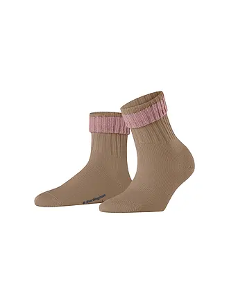 BURLINGTON | Damen Socken PLYMOUTH 36-41 woolwhite | camel